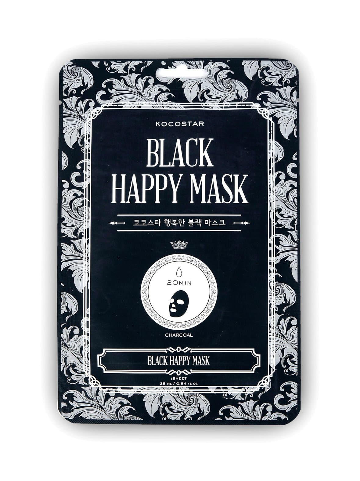 Black happy mask -kangasnaamio – KOCOSTAR