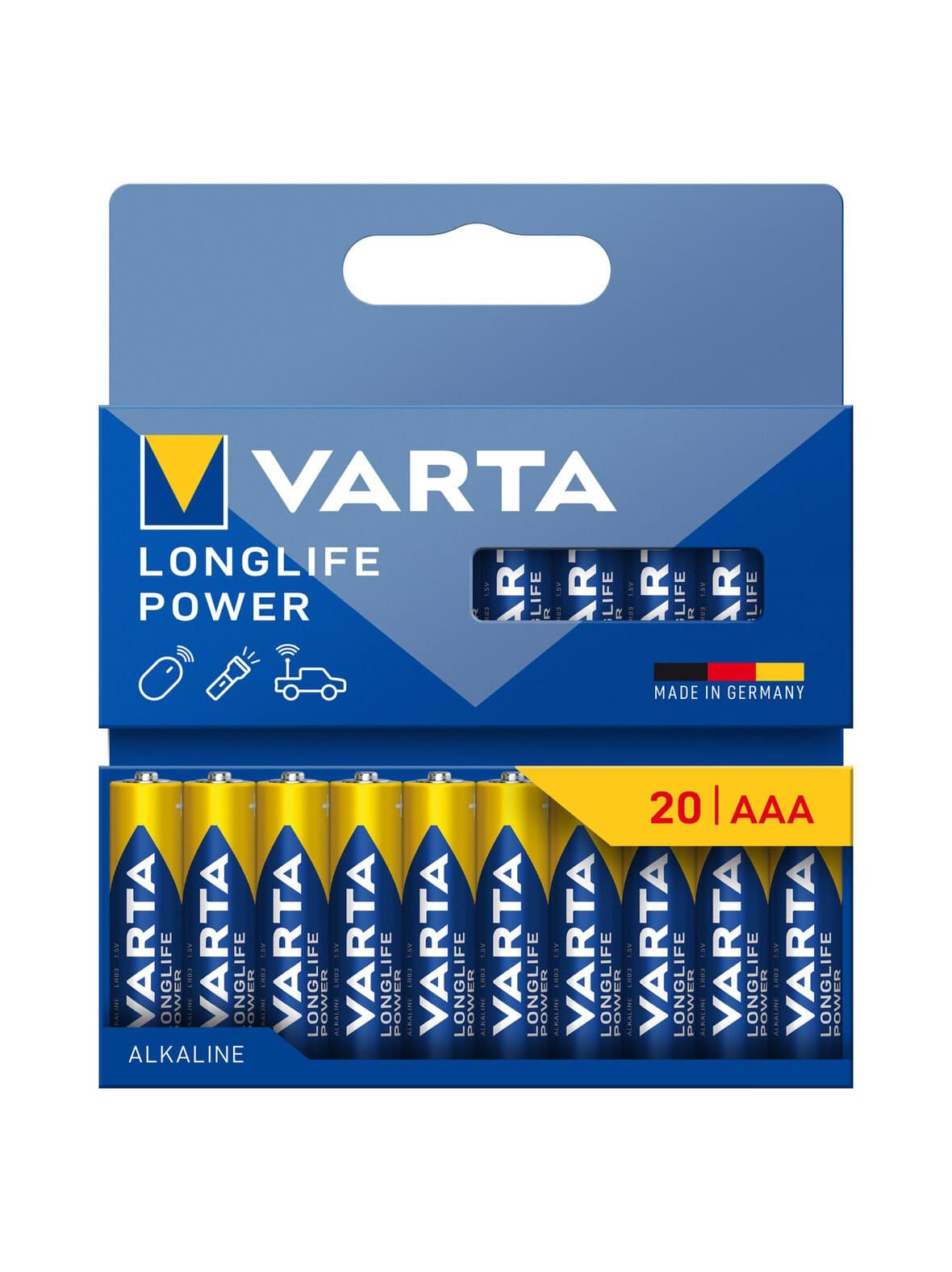 Varta longlife power aaa -paristo 20 kpl – Varta