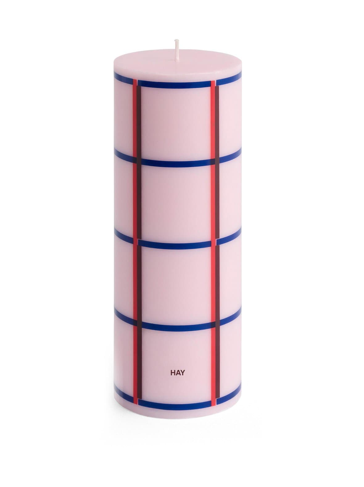 Column medium light pink, red, bordeaux and dark blue -kynttilä – HAY