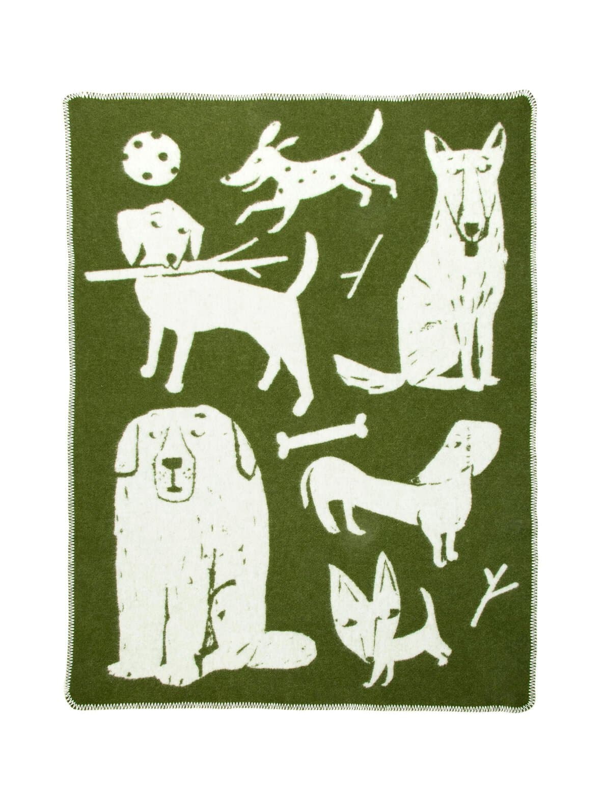 Koirapuisto-villahuopa 90 x 130 cm – Lapuan Kankurit