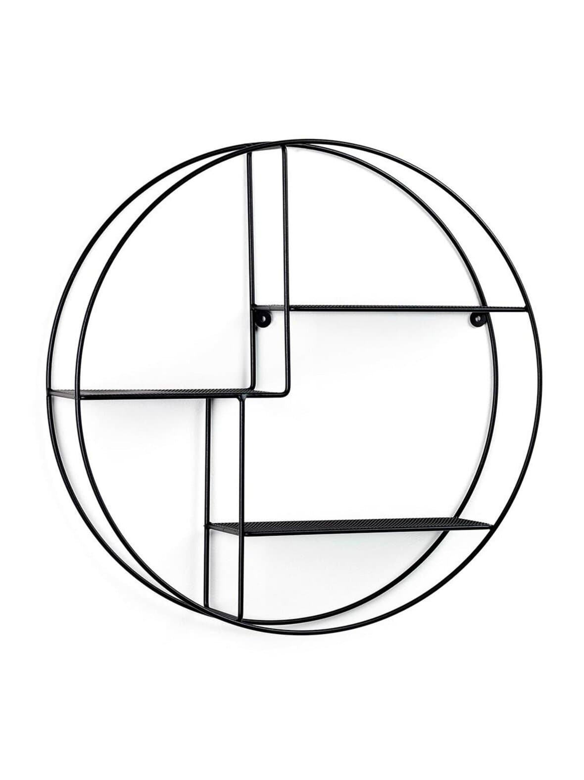 Across-seinähylly musta ⌀ 55 cm – Kave Home