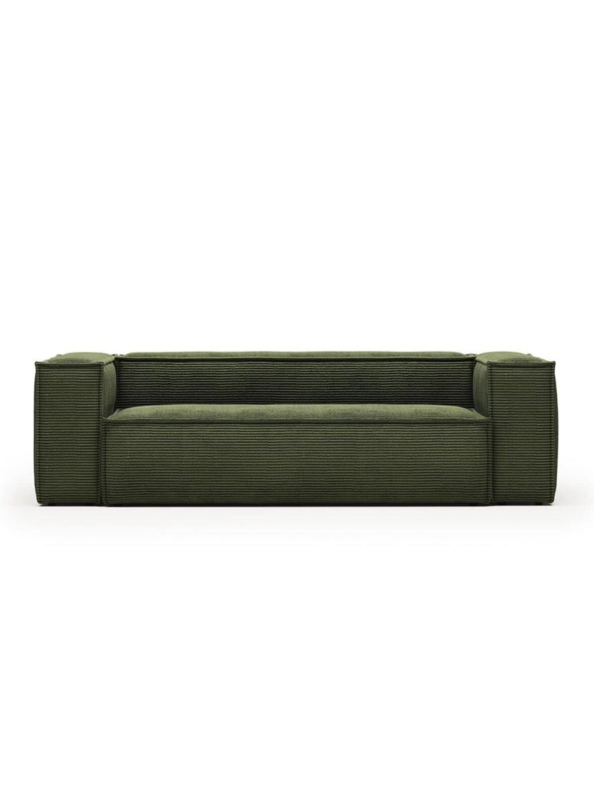 Blok-sohva vihreä vakosametti l 240 cm – Kave Home