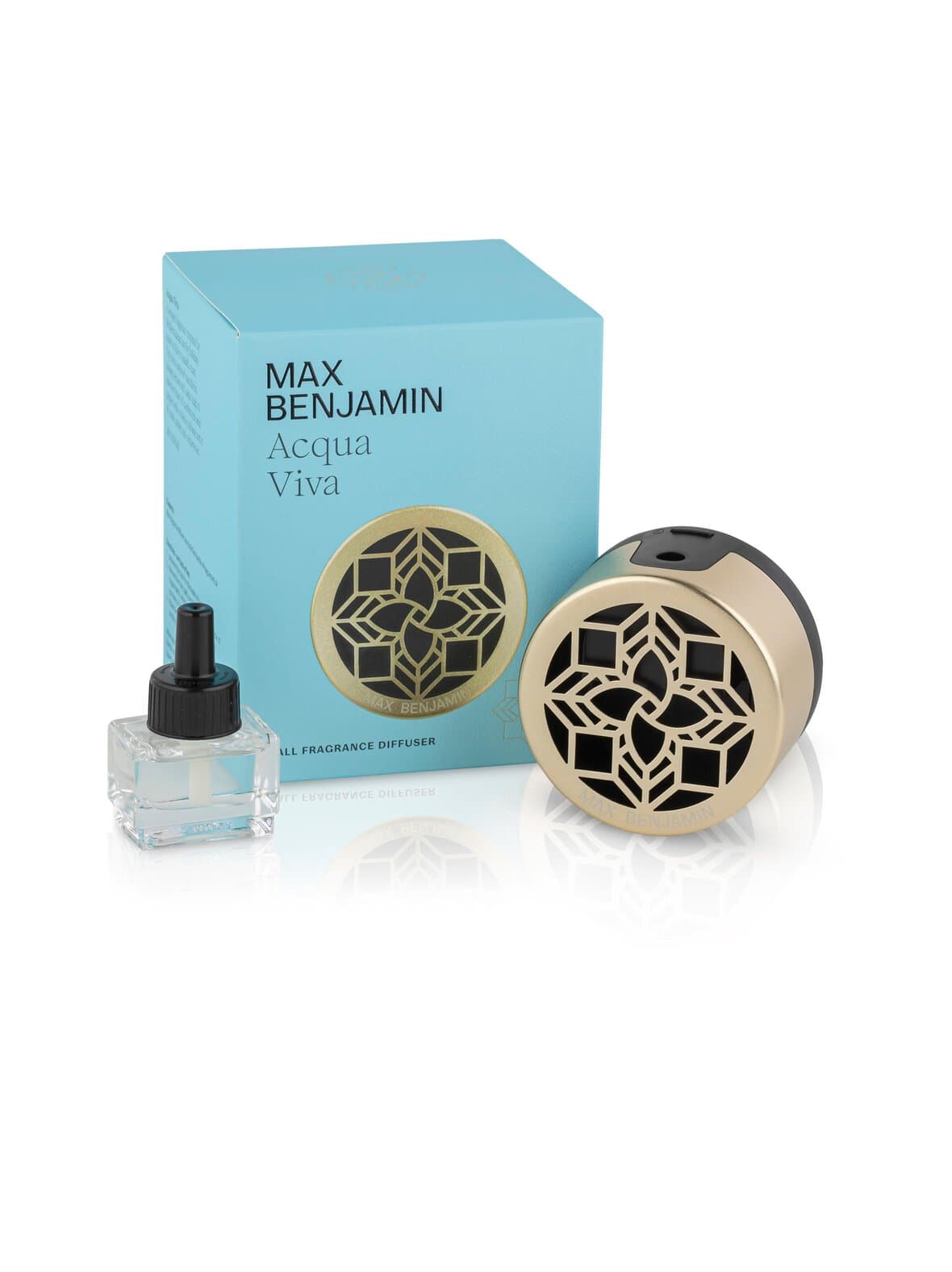 Acqua viva -seinädiffuusori ja tuoksupakkaus 15 ml – Max Benjamin