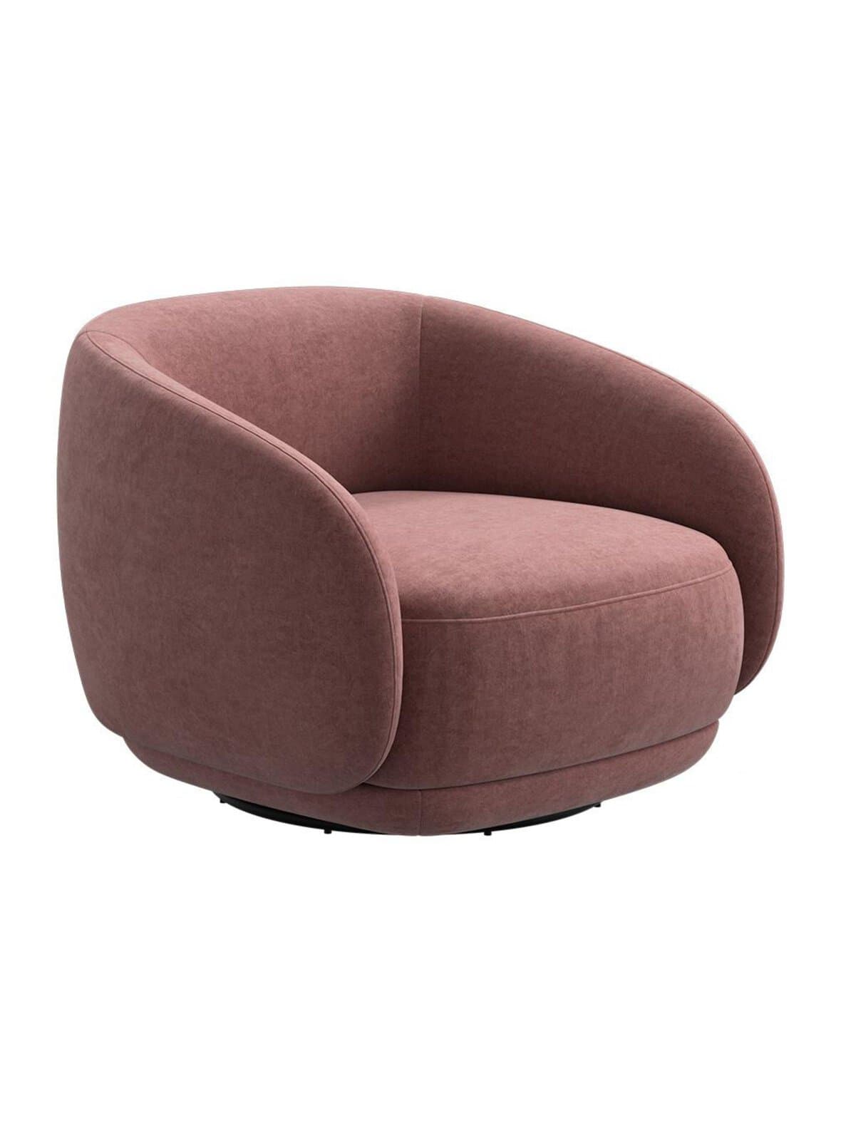 Bolzano-nojatuoli pyörintämekanismi ravello-kangas 3224 murrettu roosa – BoConcept