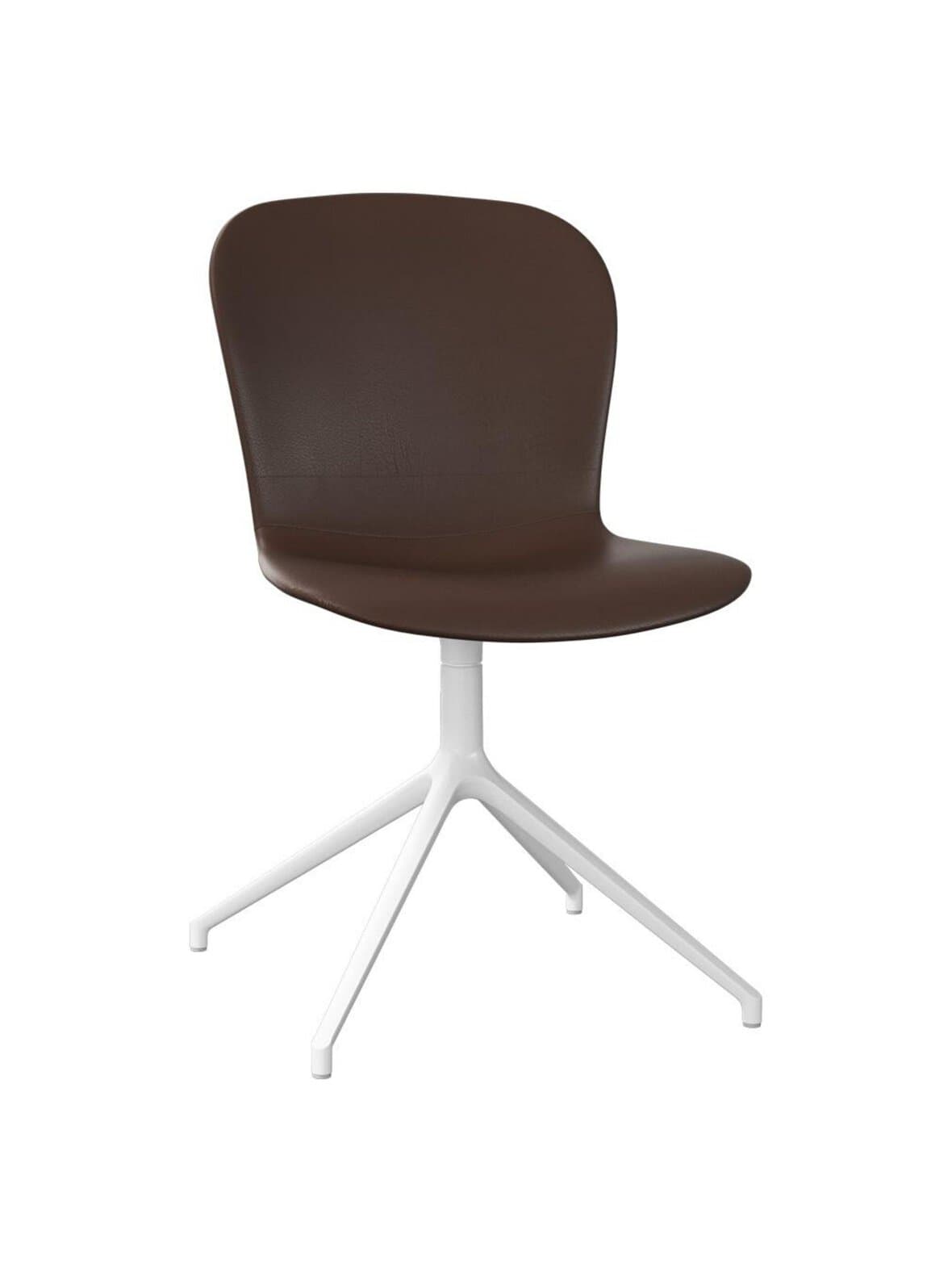 Adelaide-tuoli nordic grain -nahka 5131 stone / valkoinen – BoConcept