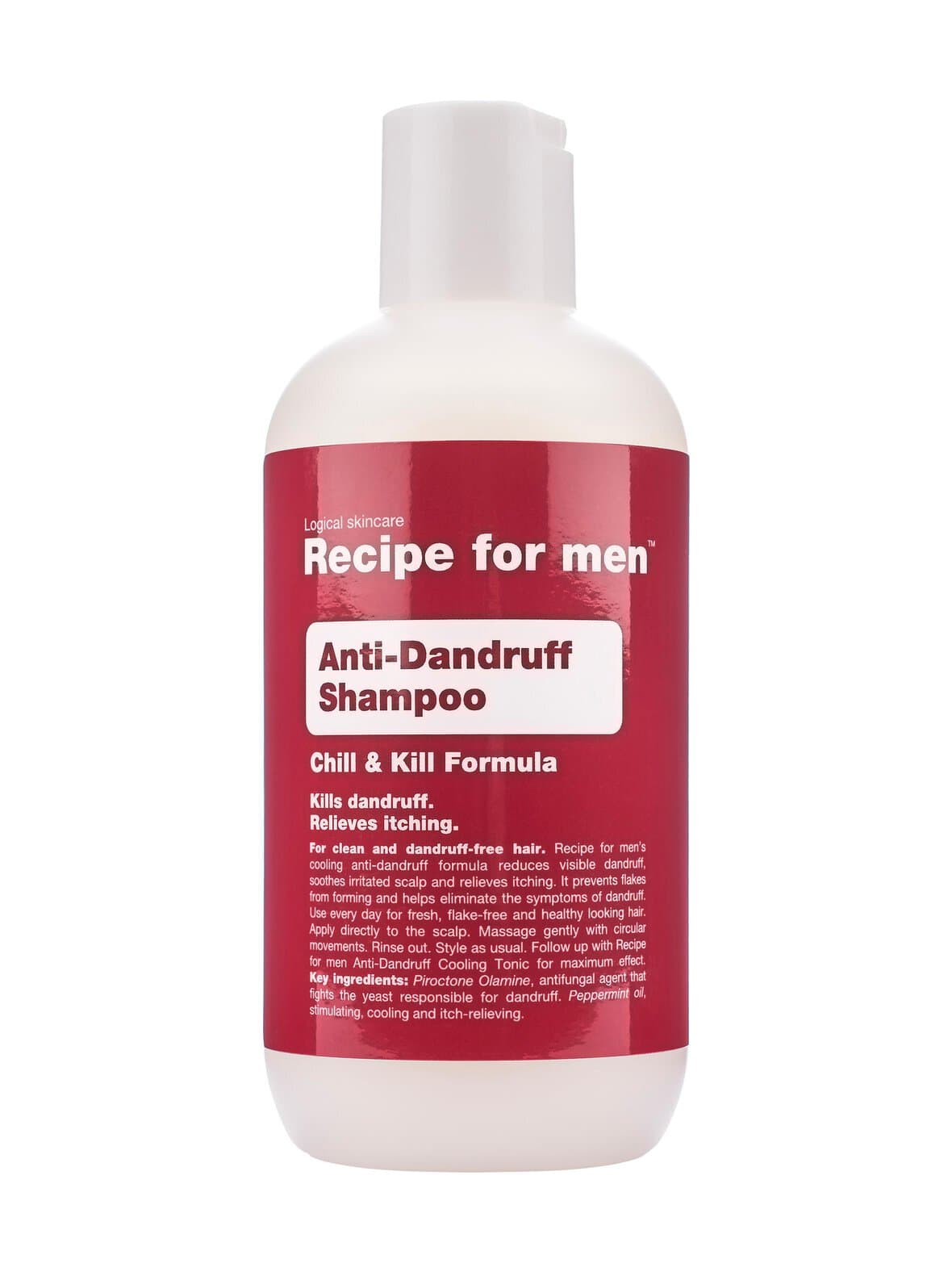 Anti-dandruff shampoo -hilseshampoo, 250 ml – Recipe for men