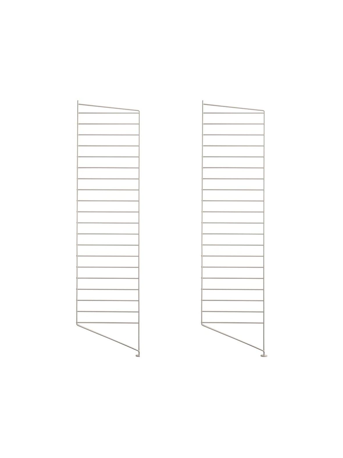 String system -lattiasivupaneelit 2 kpl beige 115 x 30 cm – String Furniture