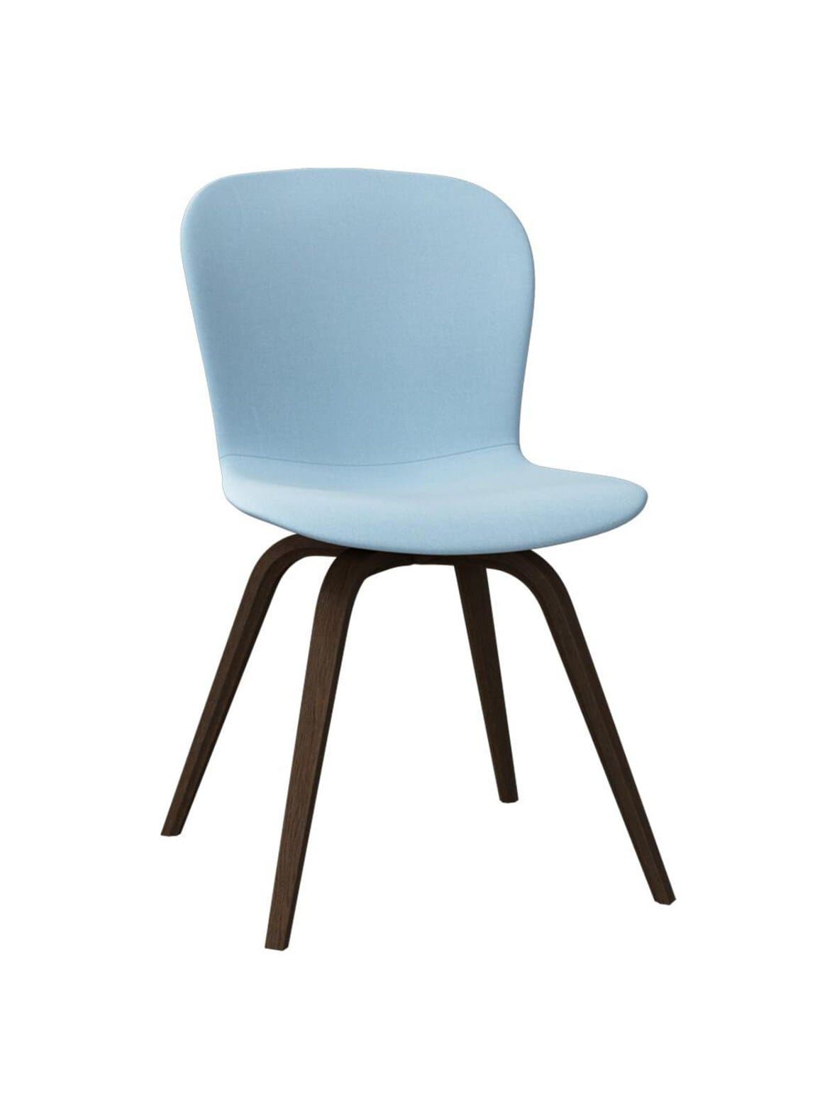 Hauge-tuoli frisco-kangas 2275 murrettu sininen / tumma tammi – BoConcept
