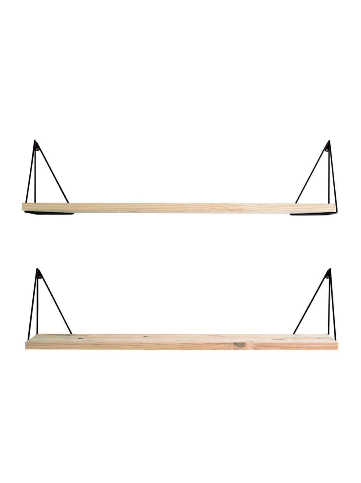 Pythagoras play -seinähyllyt pine/black – Maze