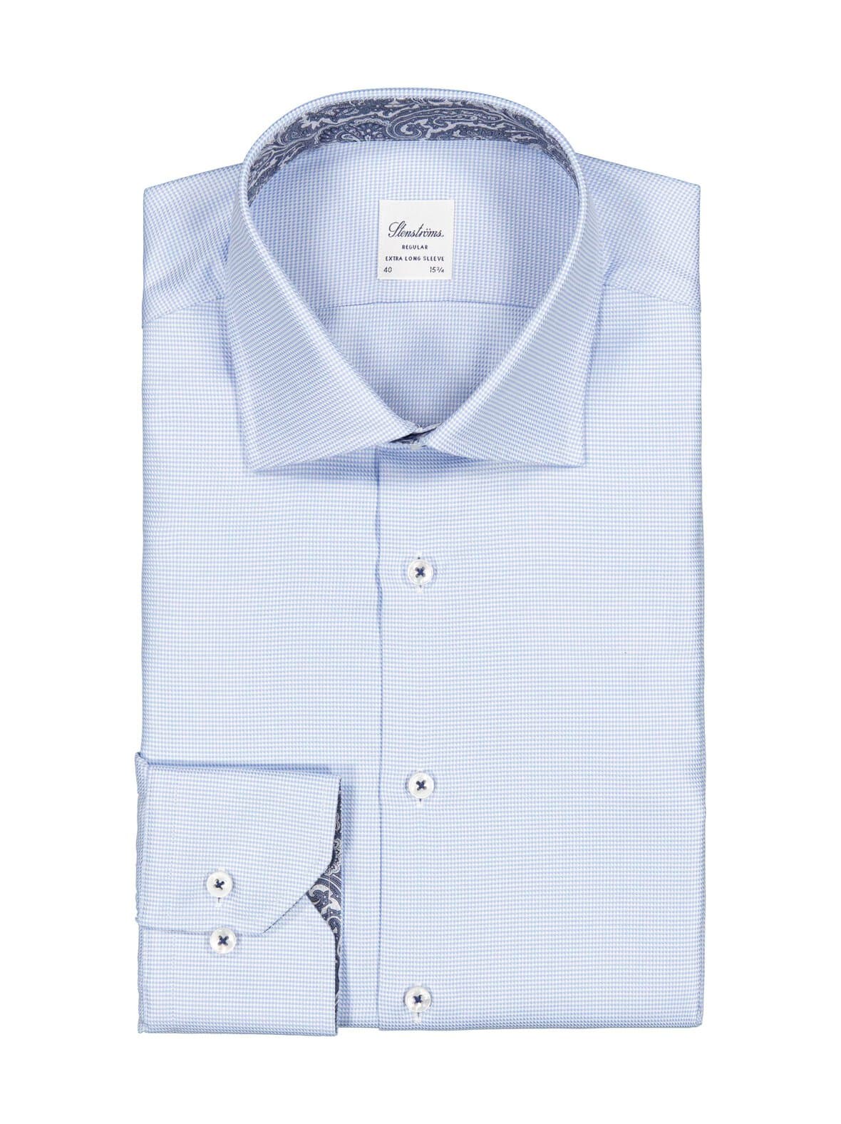 Contrast regular -kauluspaita, erikoispitkät hihat – Stenströms