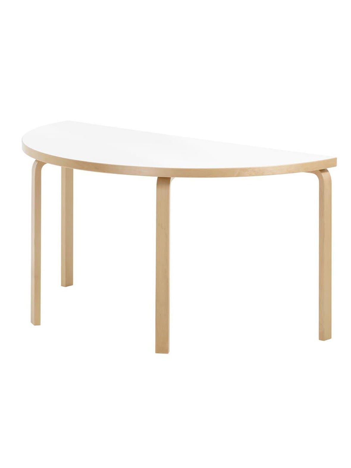 Pöytä 96 koivu / valkoinen laminaatti 75 x 150 cm – Artek
