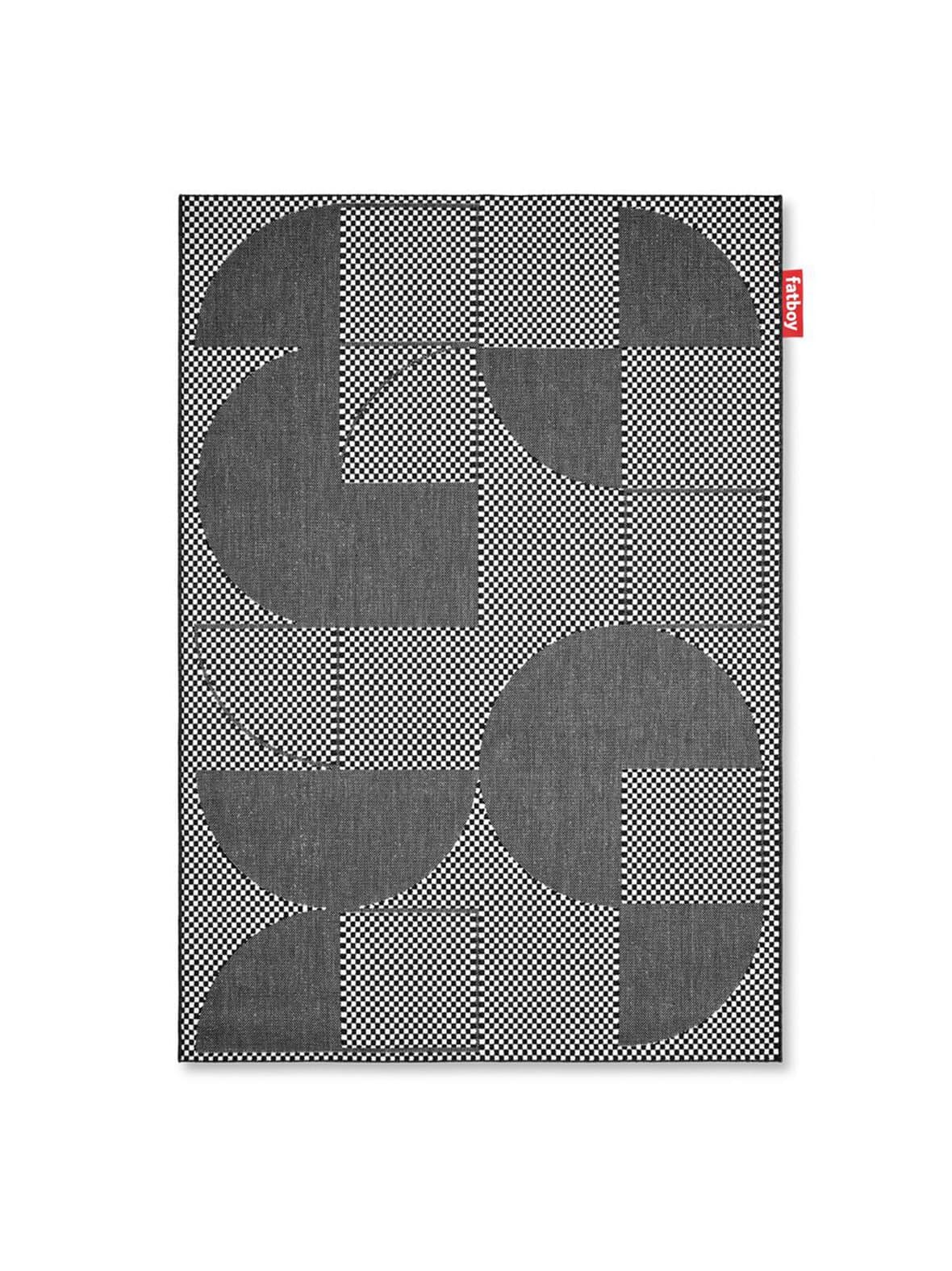 Carpretty petite -matto jigsaw black-white 160 x 230 cm – Fatboy