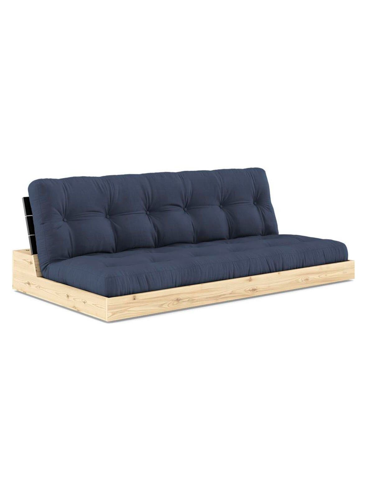 Base-futonsohva navy/musta l 196 cm – Karup