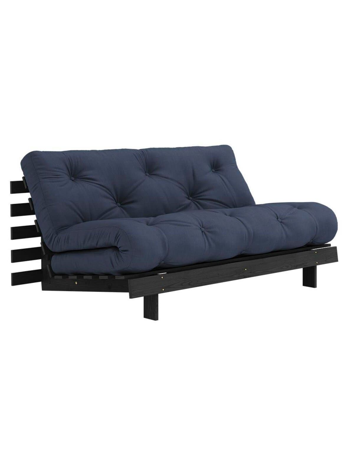 Roots-futonsohva navy / musta l 160 cm – Karup