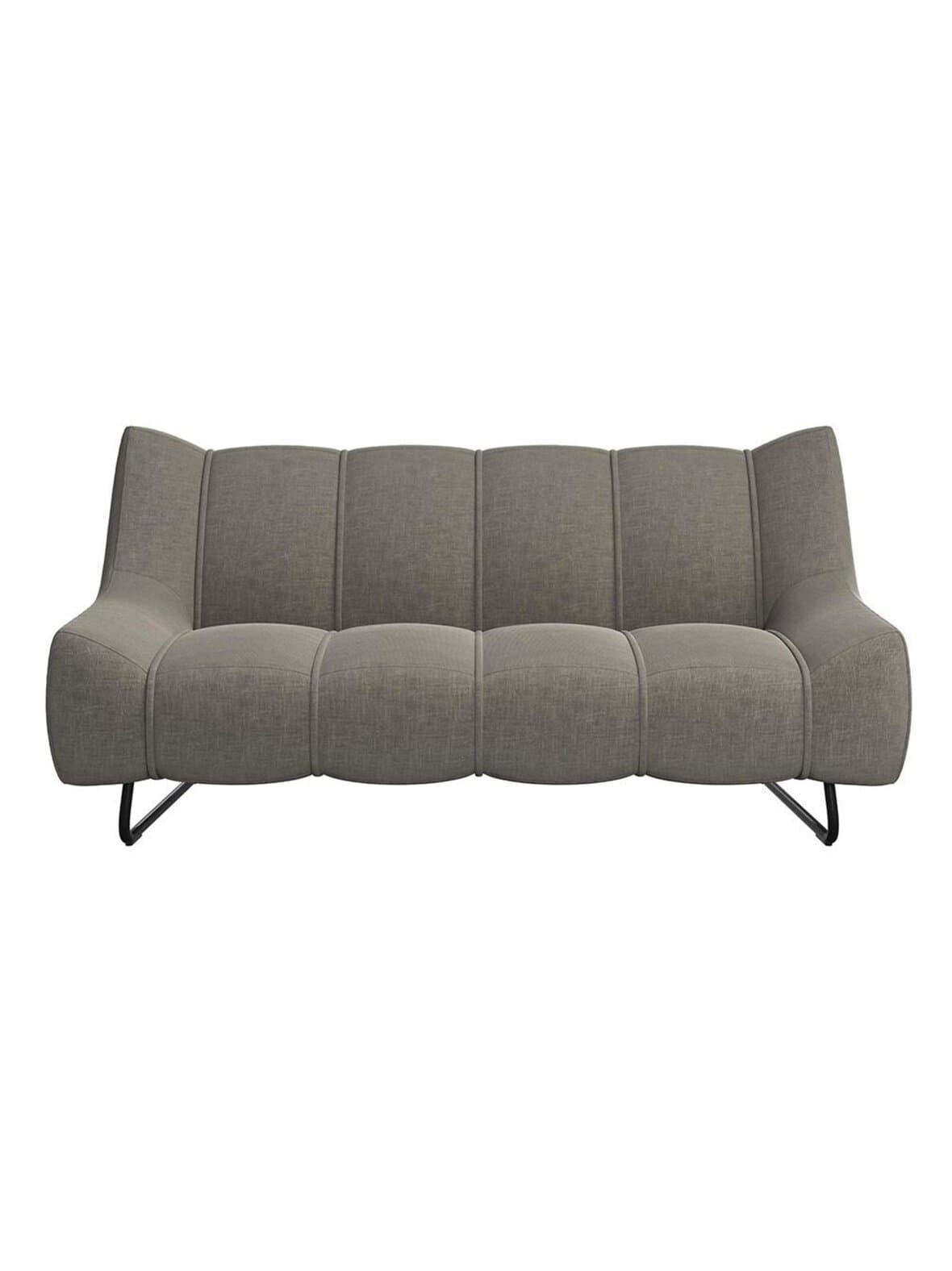 Nawabari-sohva napoli-kangas 2250 hopeanharmaa l 174 cm – BoConcept
