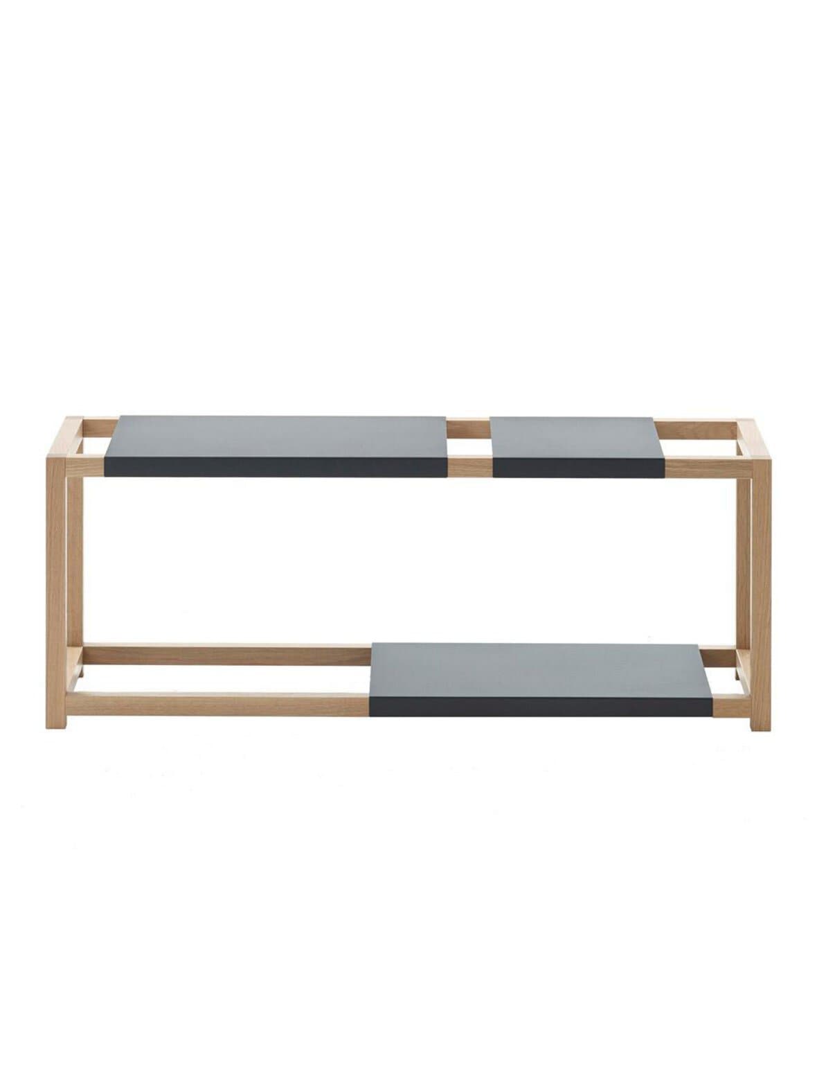 The botanic shelf -hylly tammi/musta k 42 cm – Adea