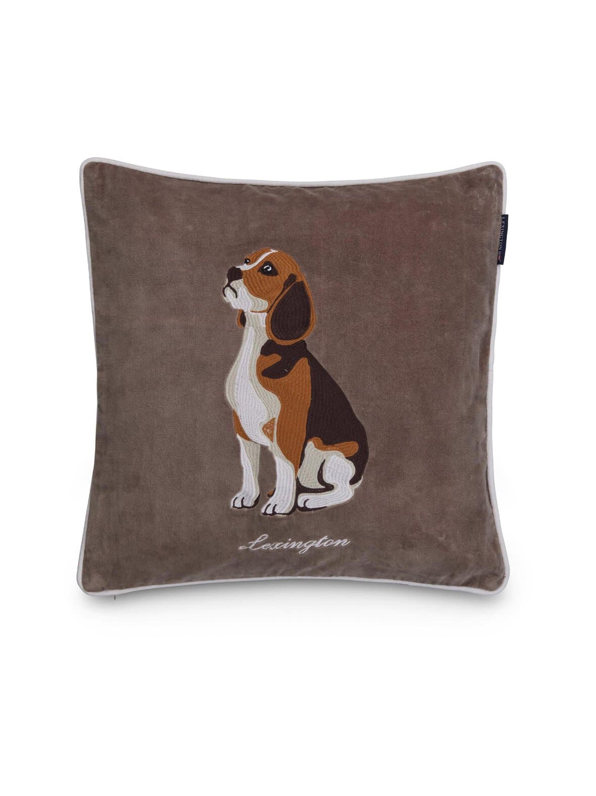 Dog organic cotton velvet -tyynyliina 50 x 50 cm – Lexington
