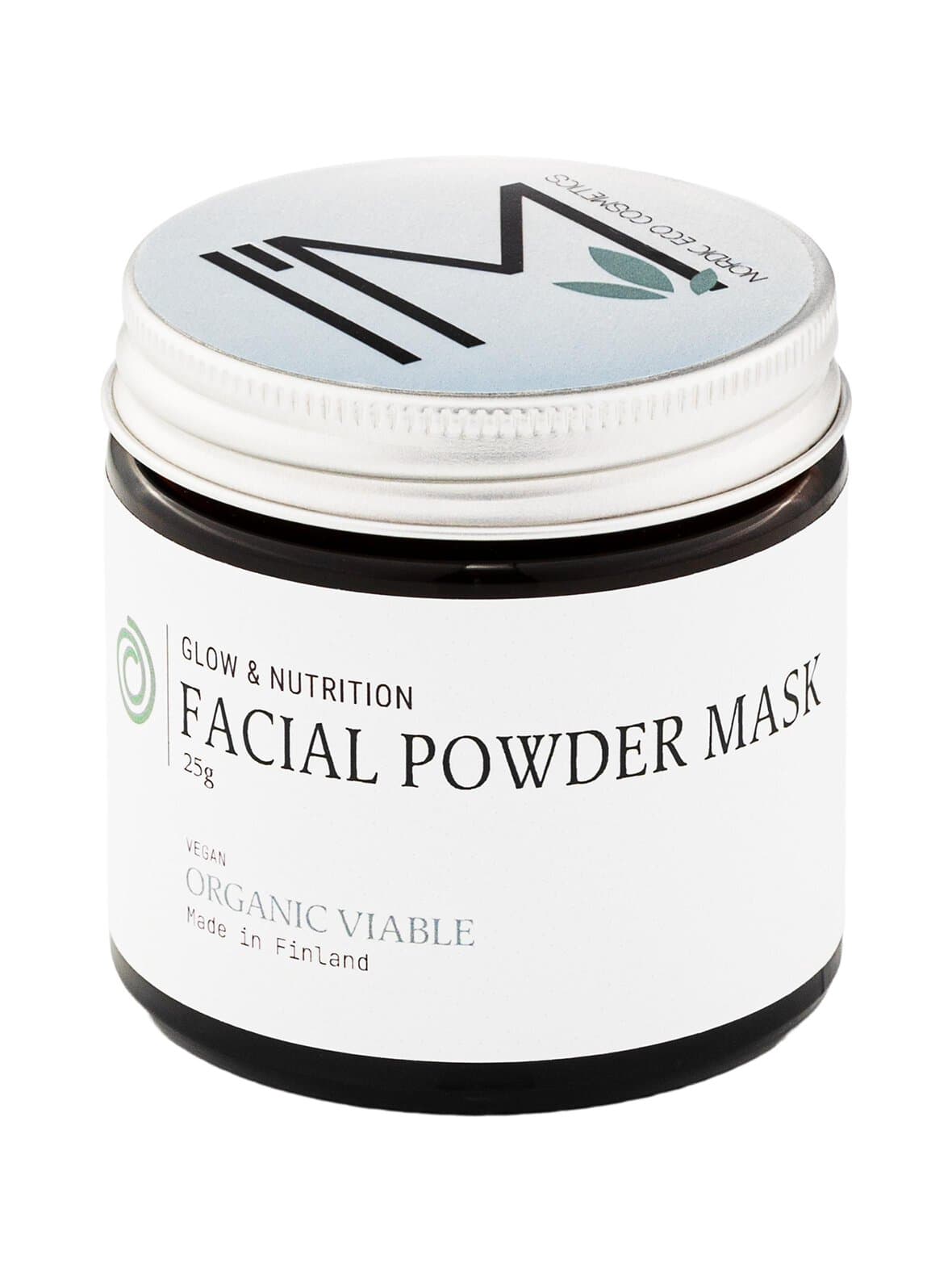 Glow & nutrition facial powder mask -jauhekasvonaamio – I'M Nordic Eco Cosmetics