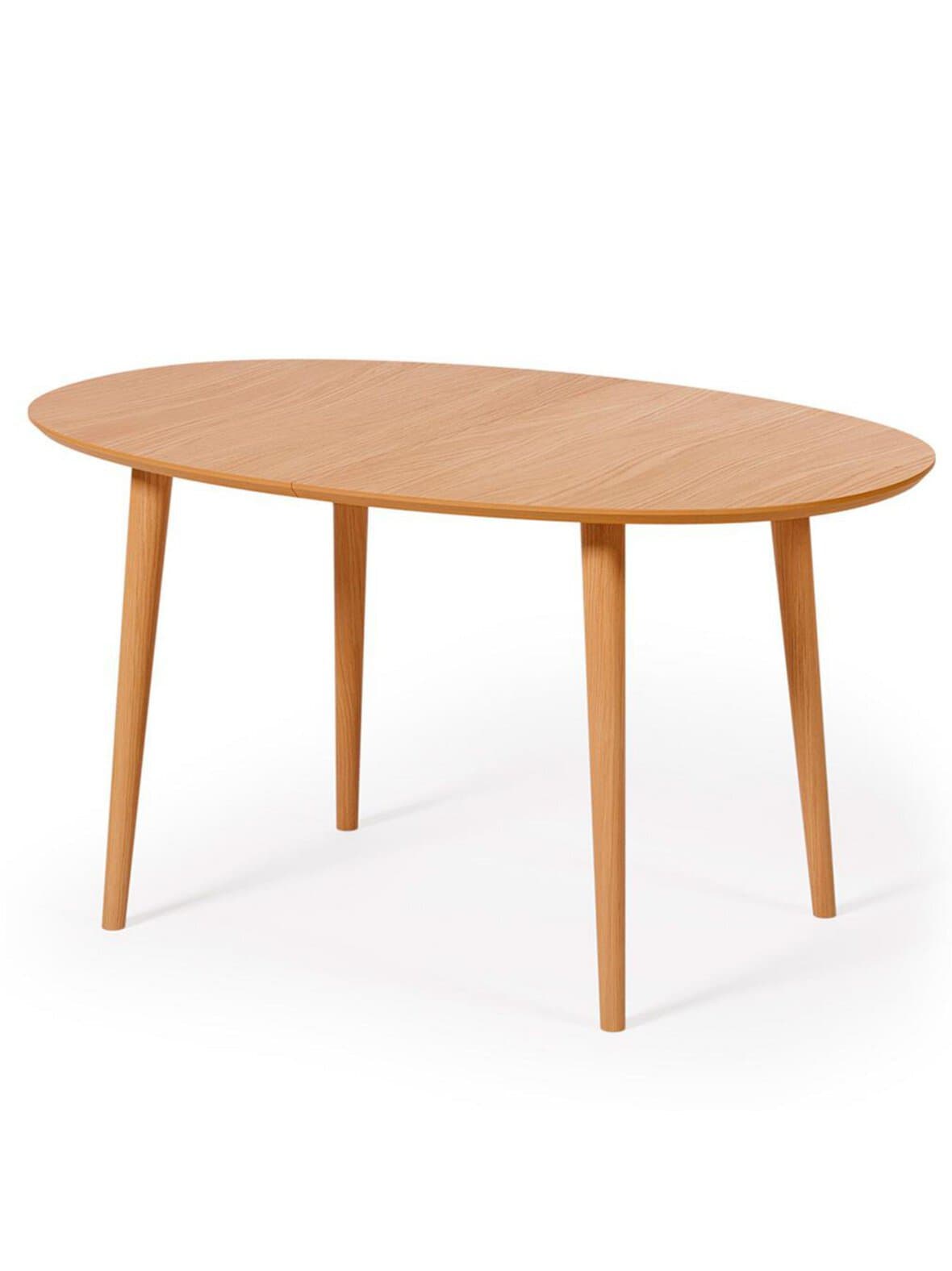 Oqui- jatkettava ruokapöytä tammi 90 x 140/220 cm – Kave Home