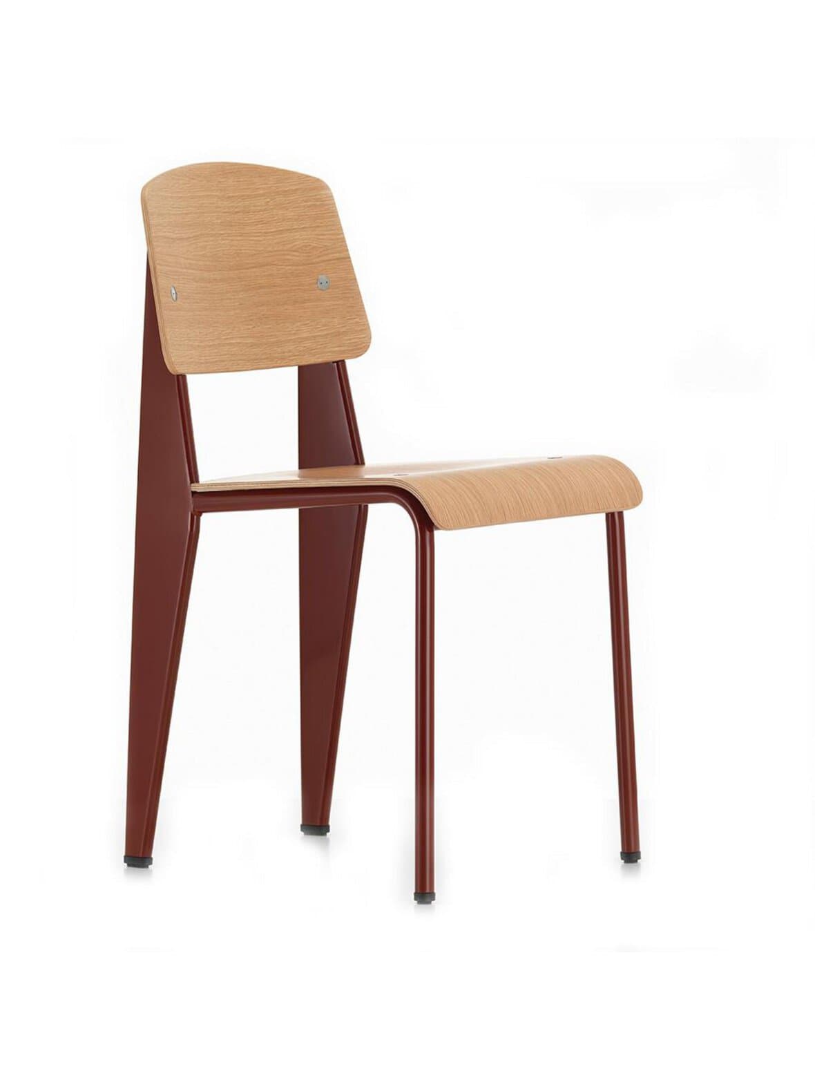 Standard-tuoli light oak / japanese red – Vitra