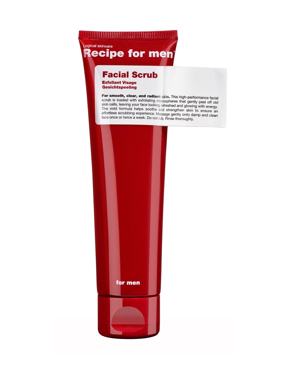 Face scrub -kasvokuorinta, 125ml – Recipe for men