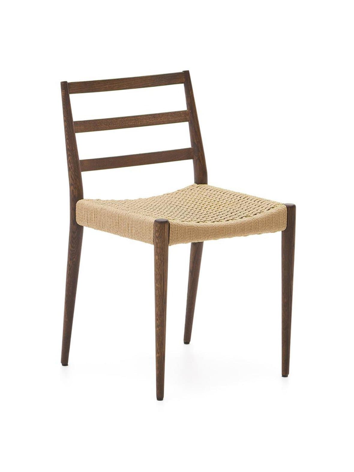 Analy-tuoli pähkinä/paperinaru – Kave Home