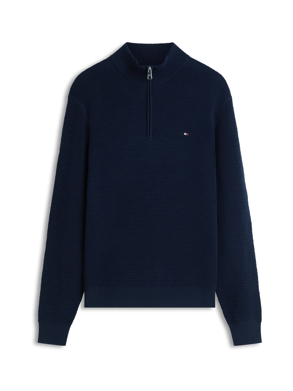 Seasonal structure zip mock -neule – Tommy Hilfiger