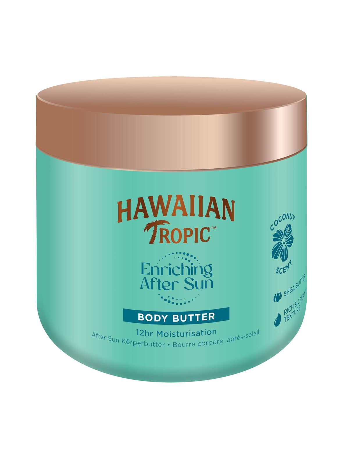 Enriching coconut body butter after sun -vartalovoide auringonoton jälkeen, 250 ml – Hawaiian Tropic