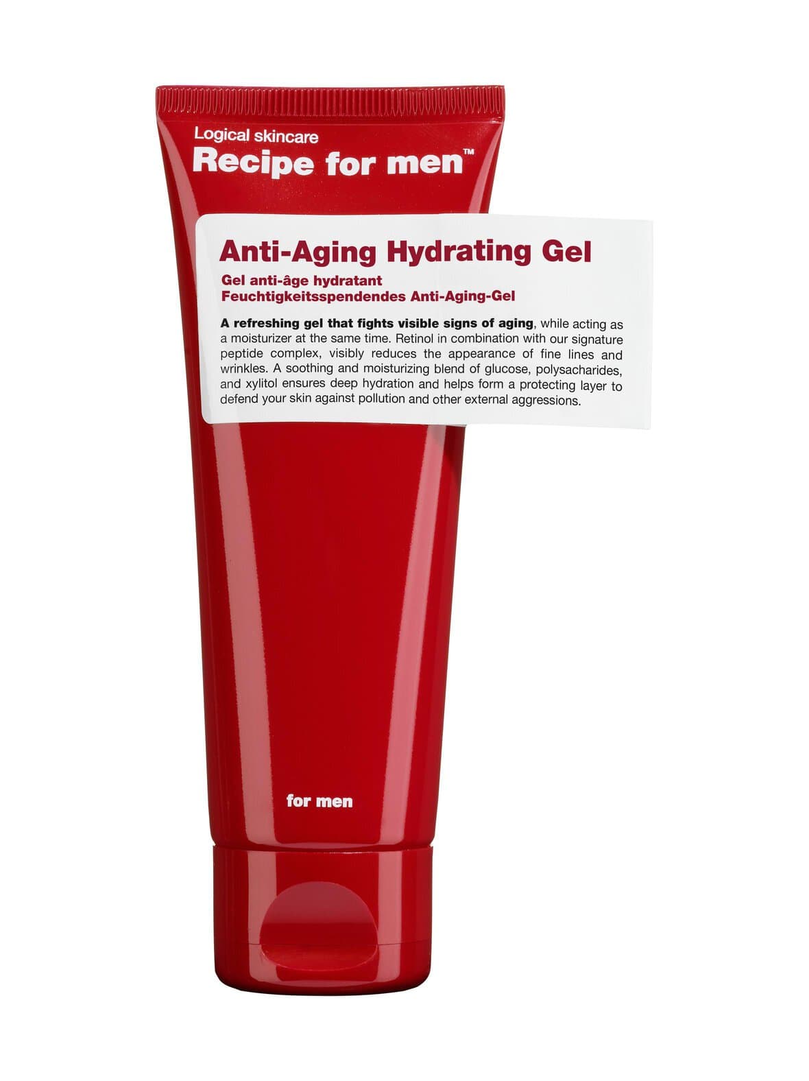 Anti-aging hydrating gel -geelivoide, 75 ml – Recipe for men