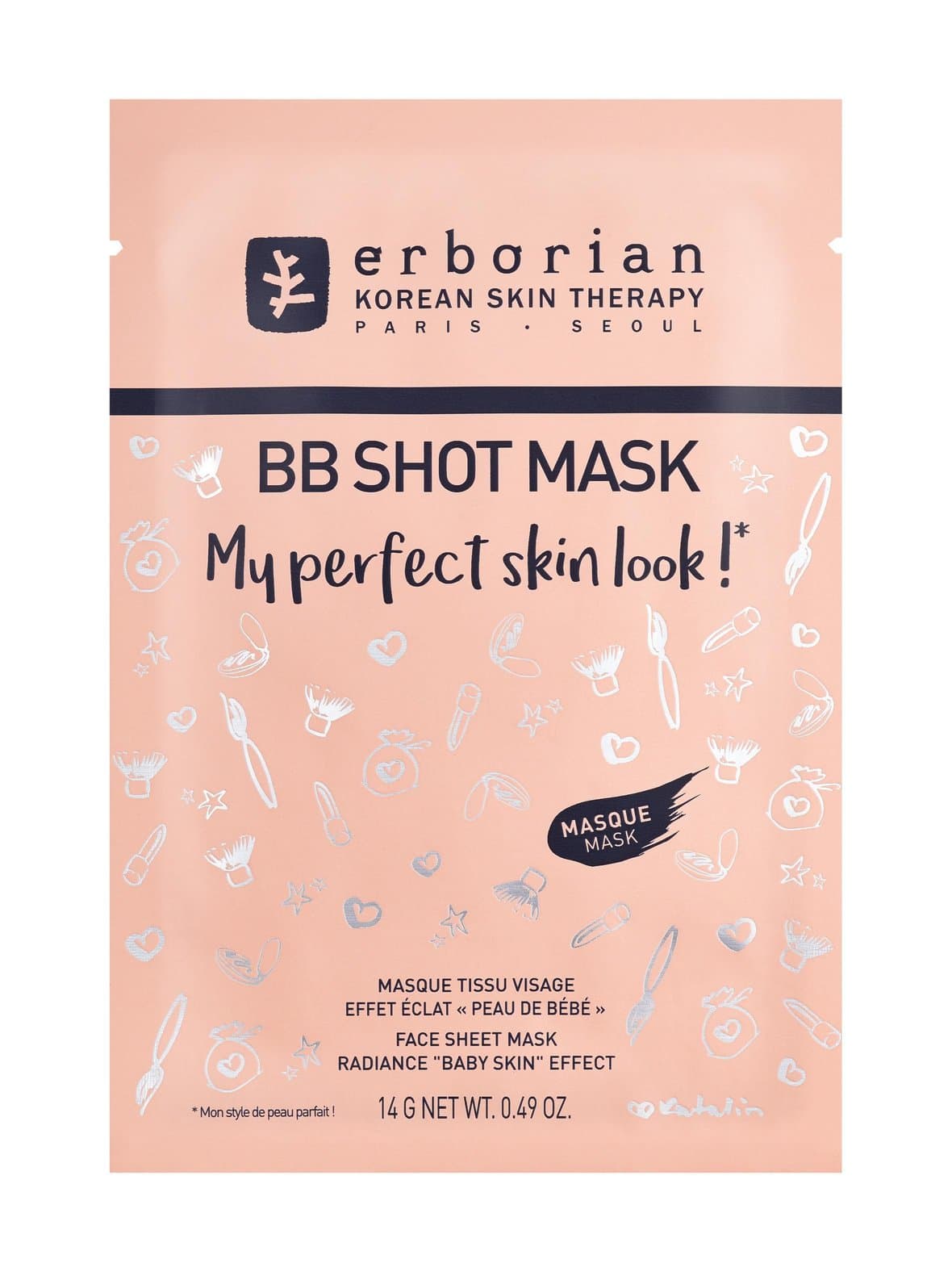 Bb shot mask -kangasnaamio 14 g – Erborian