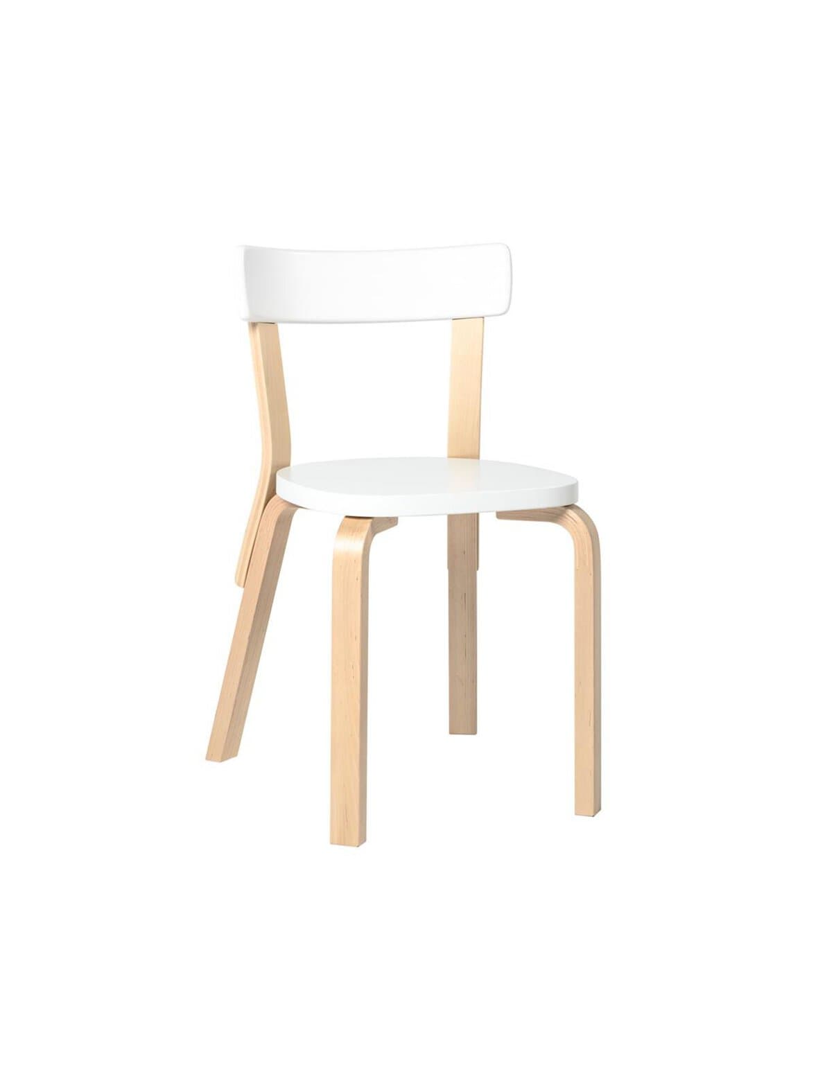 Tuoli 69 koivu/valkoinen – Artek