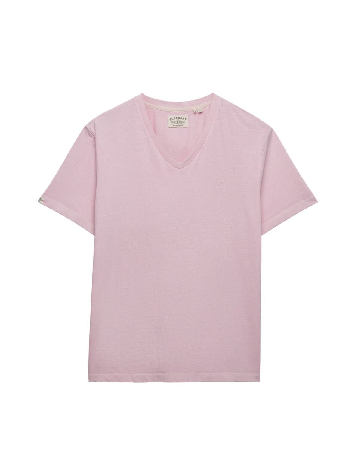 Classic cotton linen vee t-paita – Superdry