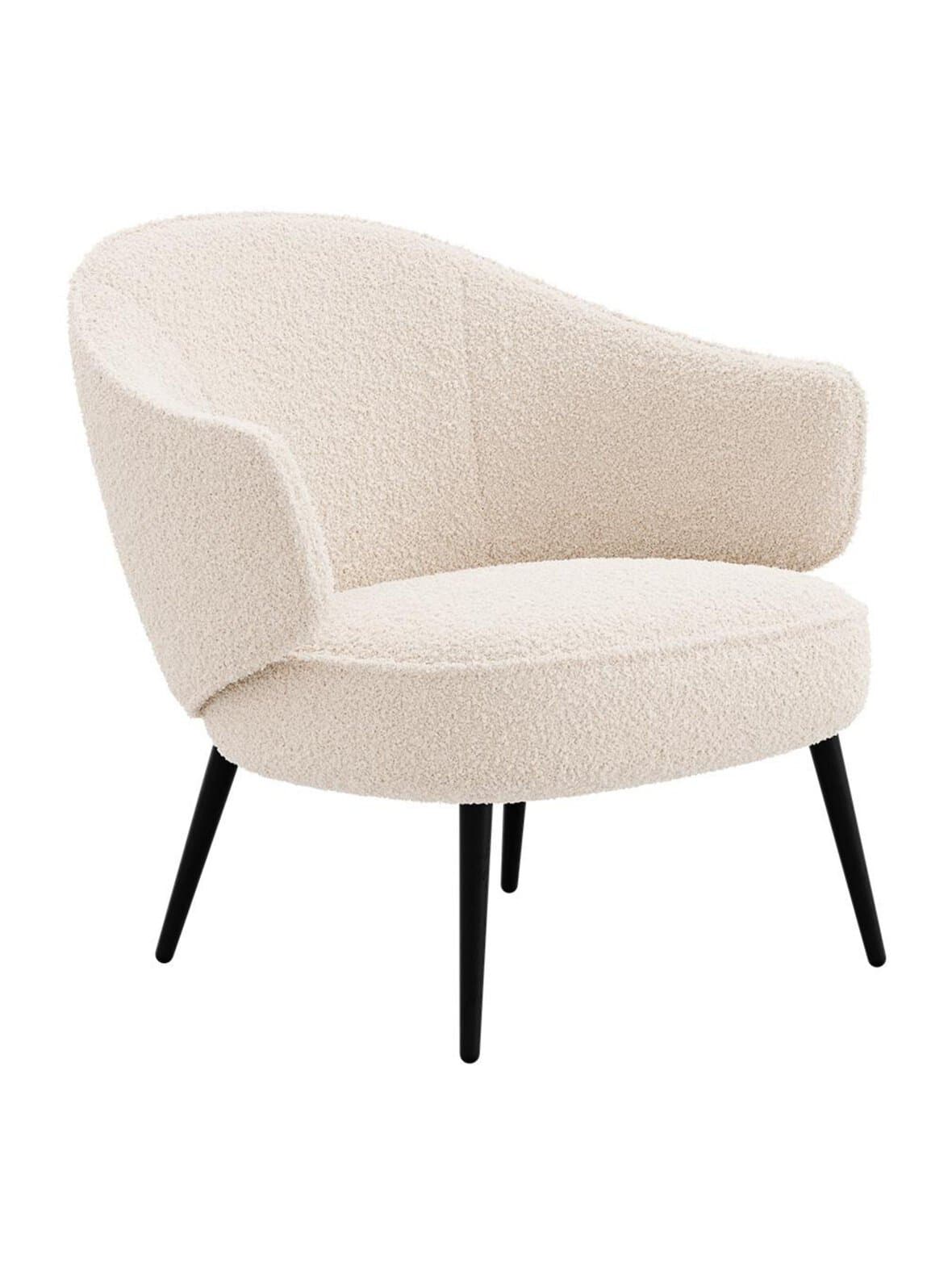 Charlotte-nojatuoli auckland boucle -kangas 3180 valkoinen / espresso – BoConcept