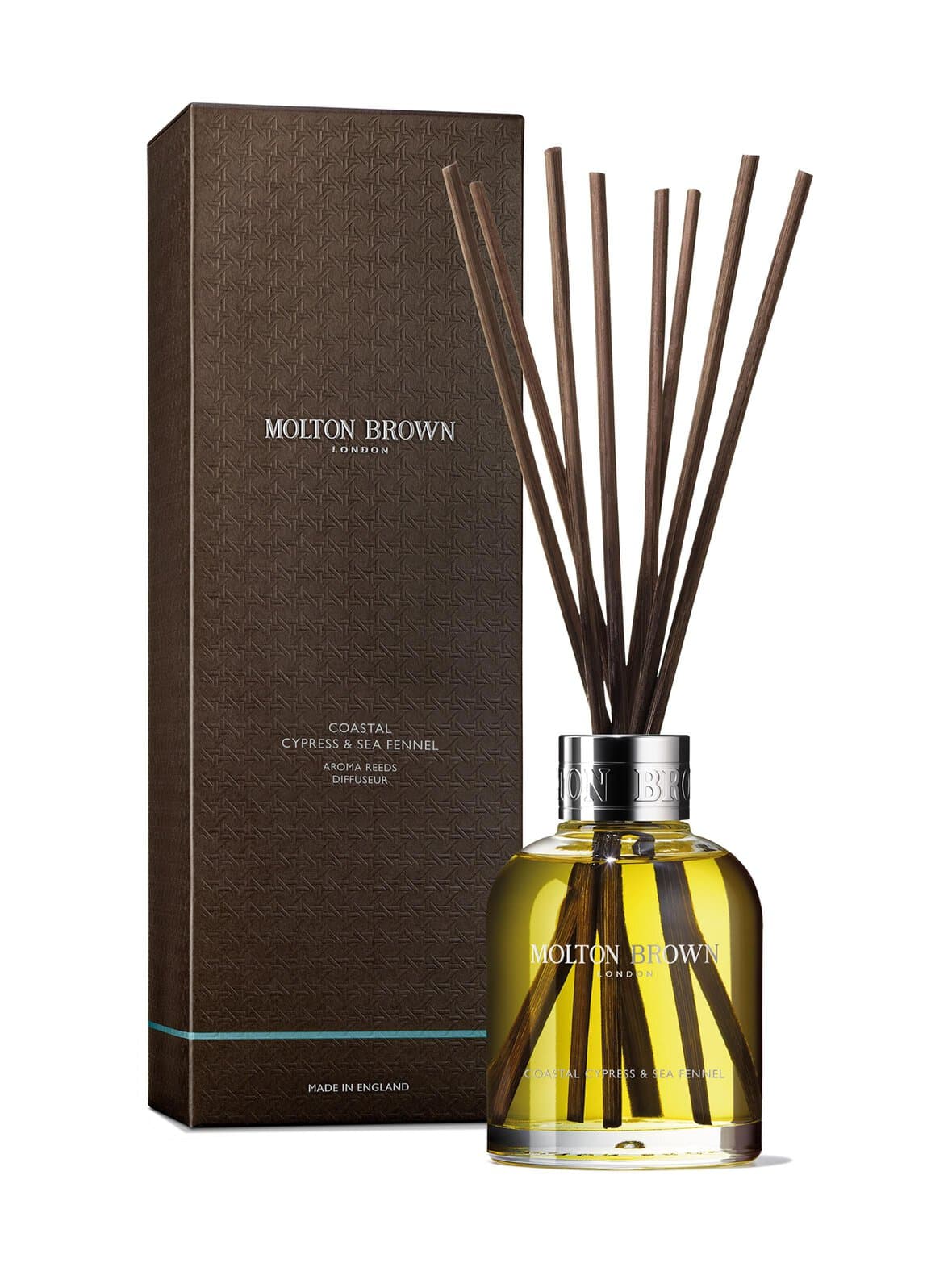 Coastal cypress and sea fennel aroma reeds -huonetuoksu – Molton Brown