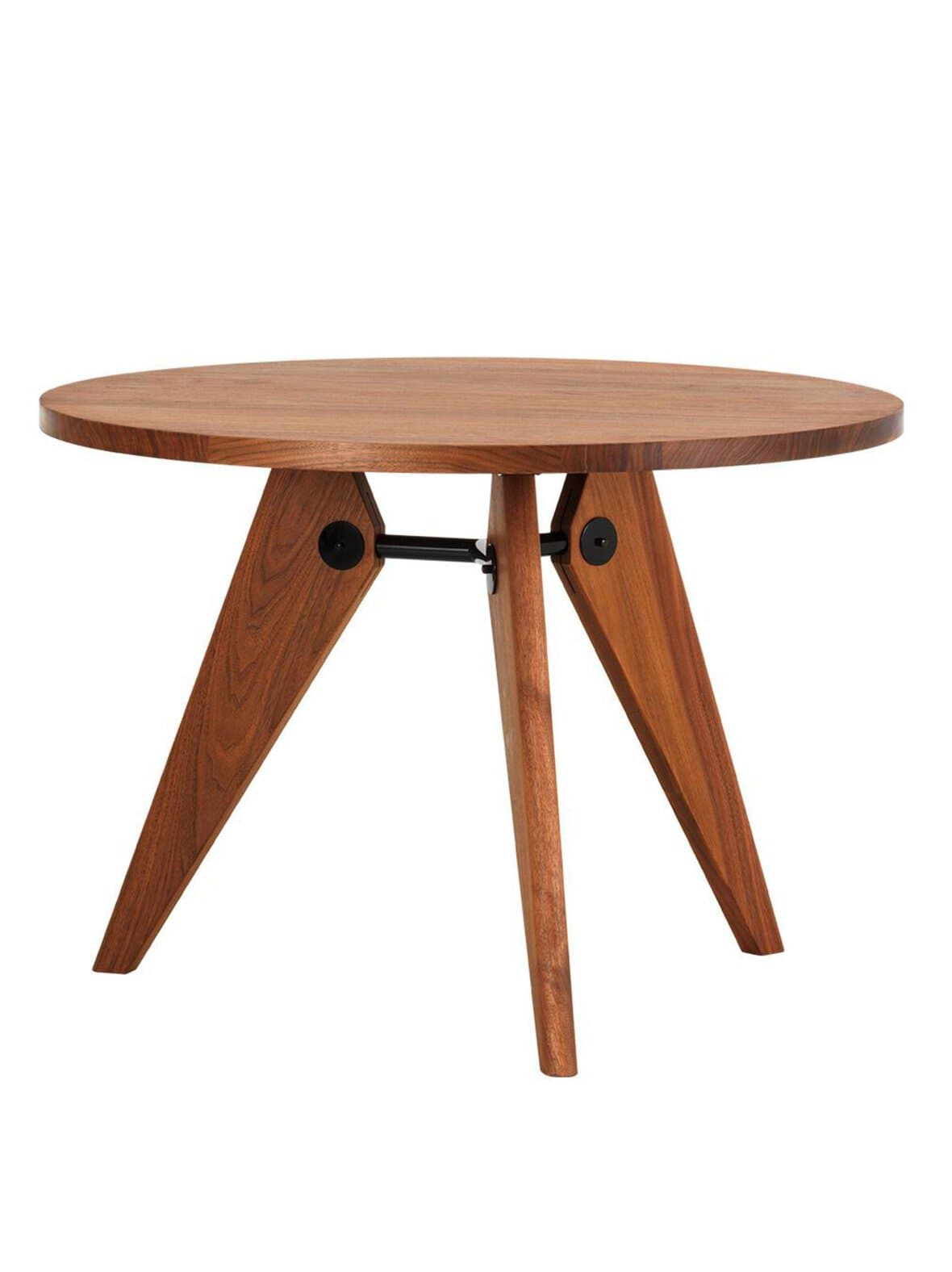 Guéridon-ruokapöytä pähkinä ∅ 105 cm – Vitra