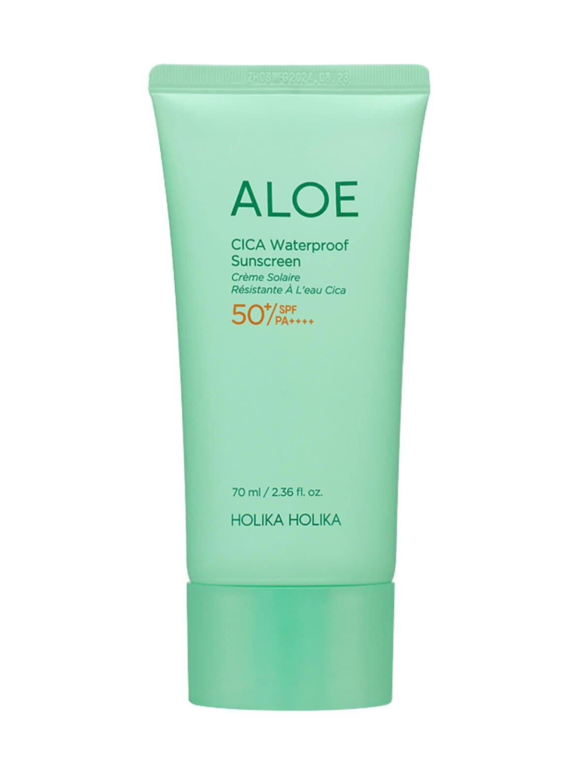 Aloe cica waterproof sunscreen spf50+ -aurinkovoide – Holika Holika