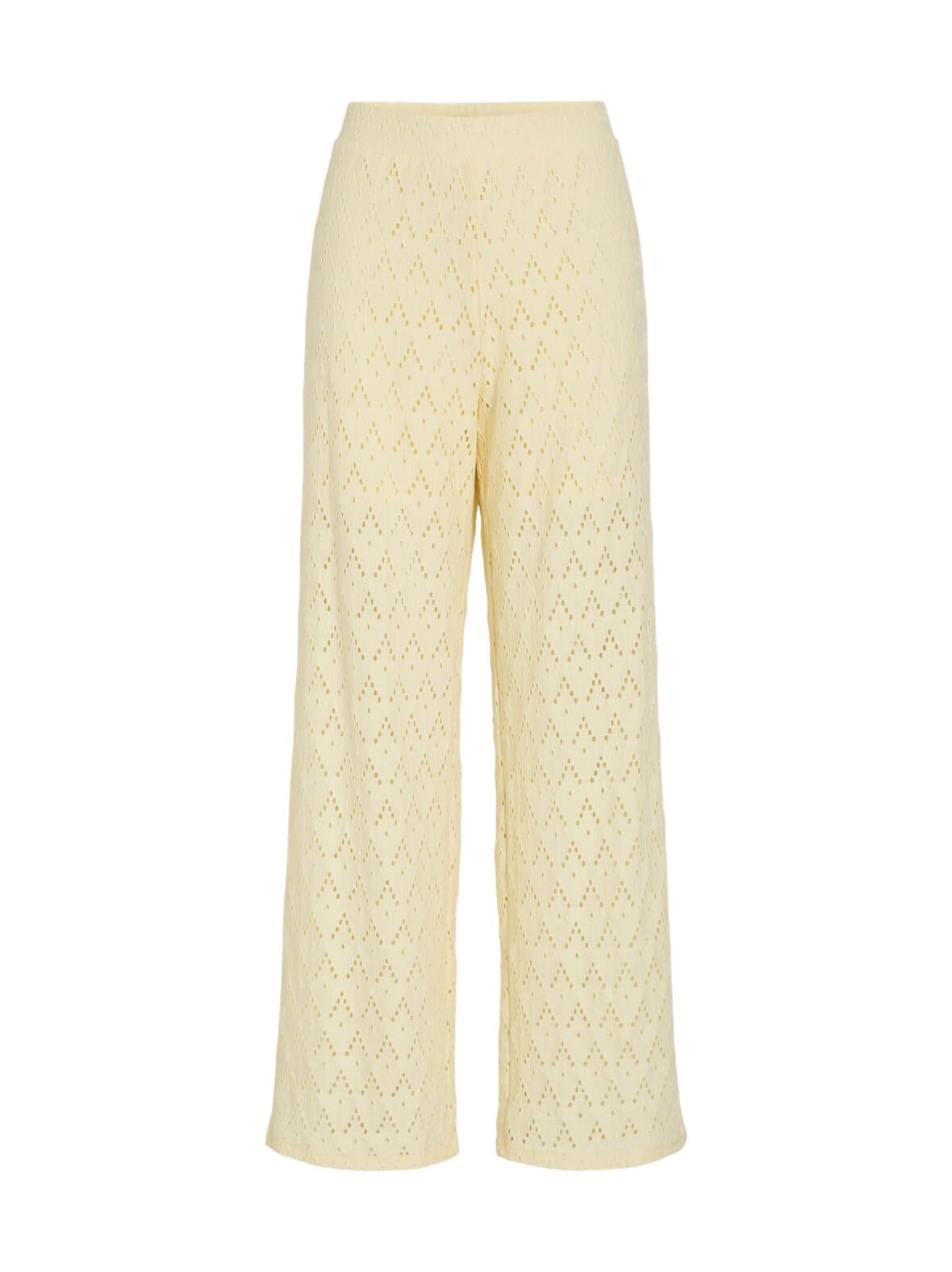 Viamalina high waist -leveälahkeiset housut – VILA