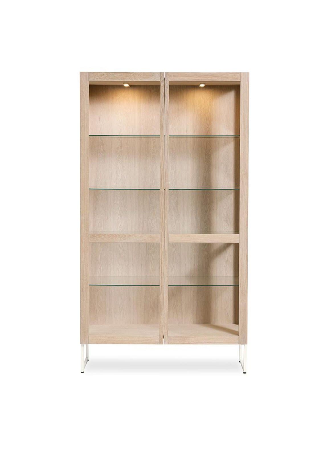 #452-vitriini valkoöljytty tammi 162 x 100 cm – Skovby Möbelfabrik