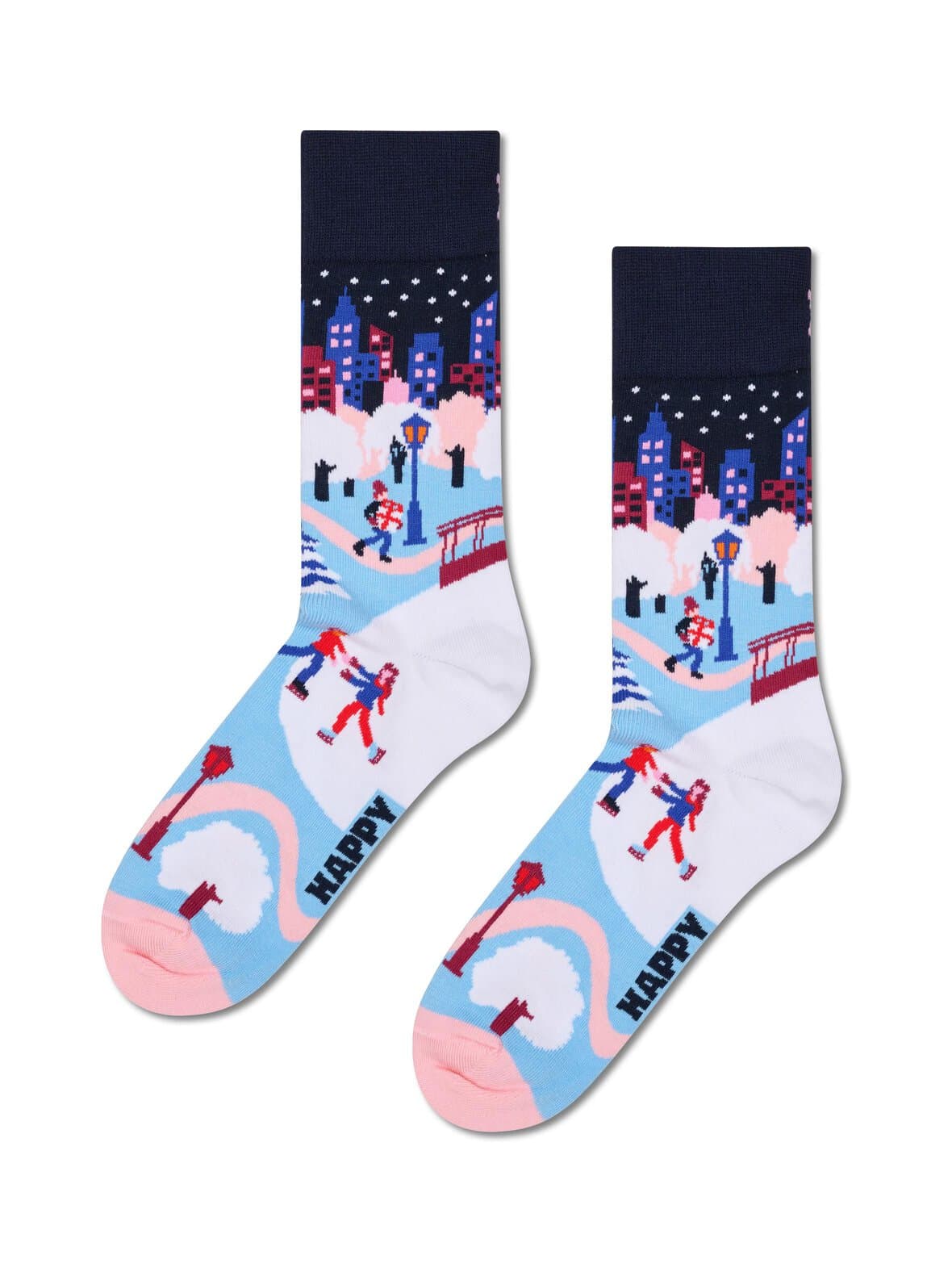 Ice skating in the city -sukat – Happy Socks