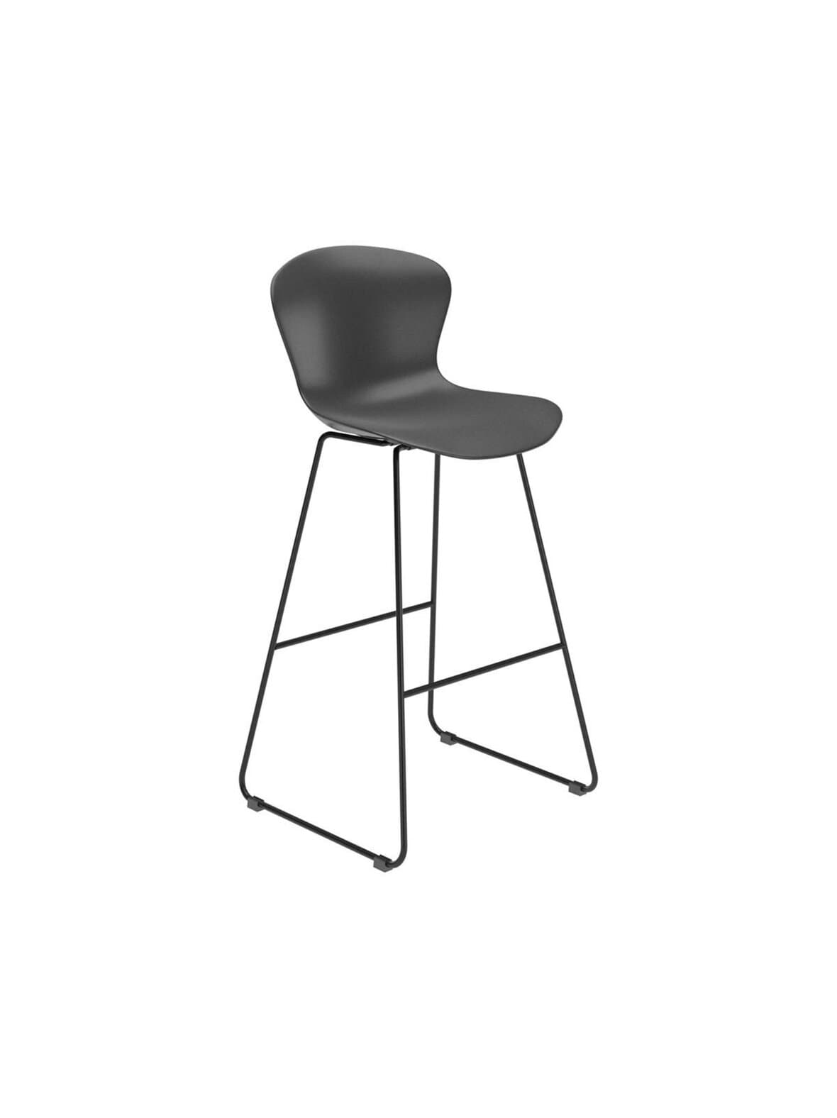 Adelaide-baarijakkara musta/musta metalli k 104 cm – BoConcept