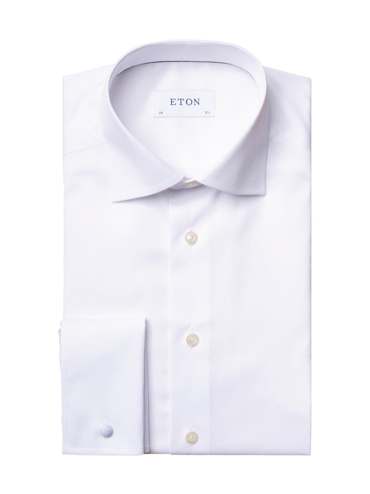 Slim fit french cuff signature -kauluspaita – Eton