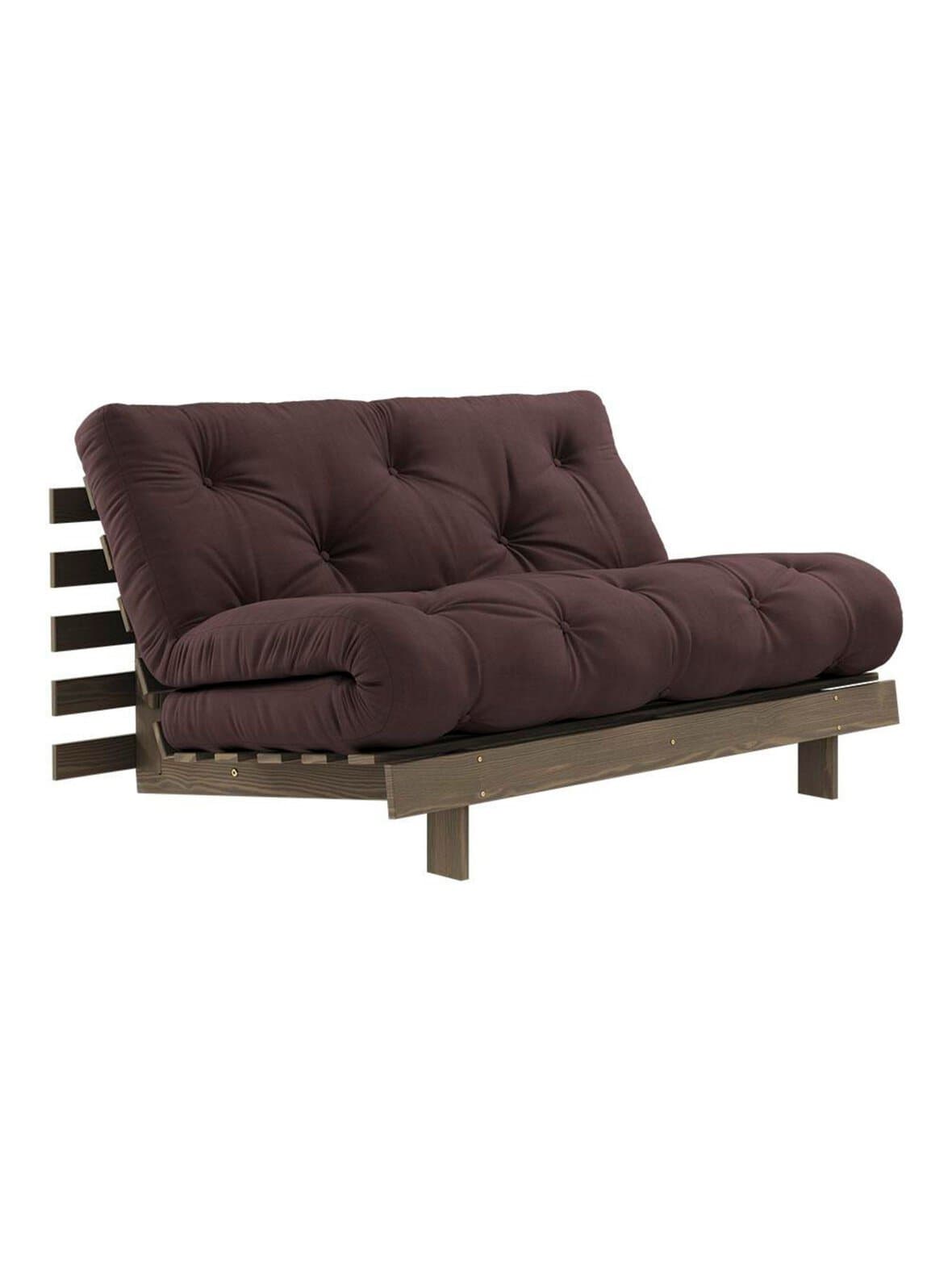 Roots-futonsohva brown/ruskea l 140 cm – Karup
