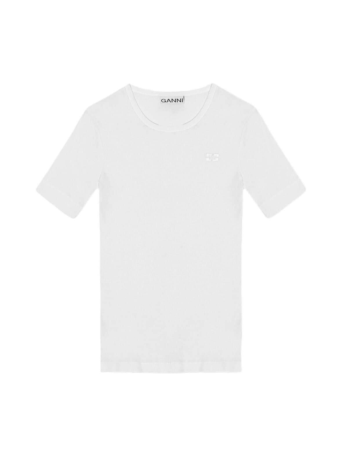 Soft rib t-paita – GANNI