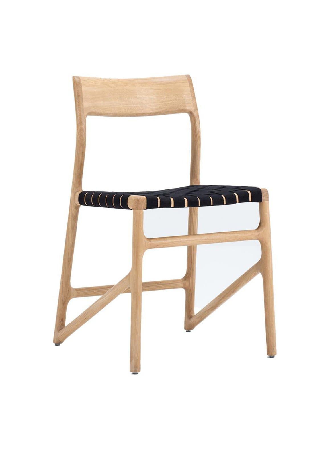 Fawn-tuoli valkovahattu tammi/musta – Gazzda