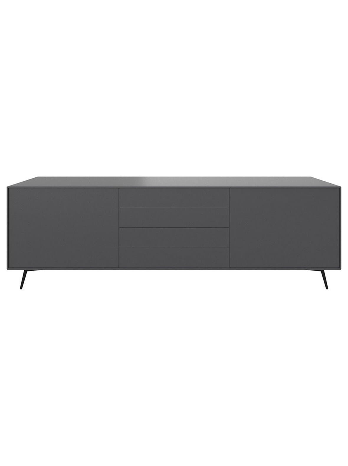Fermo-senkki hiilenharmaa/musta 48 x 227 cm – BoConcept