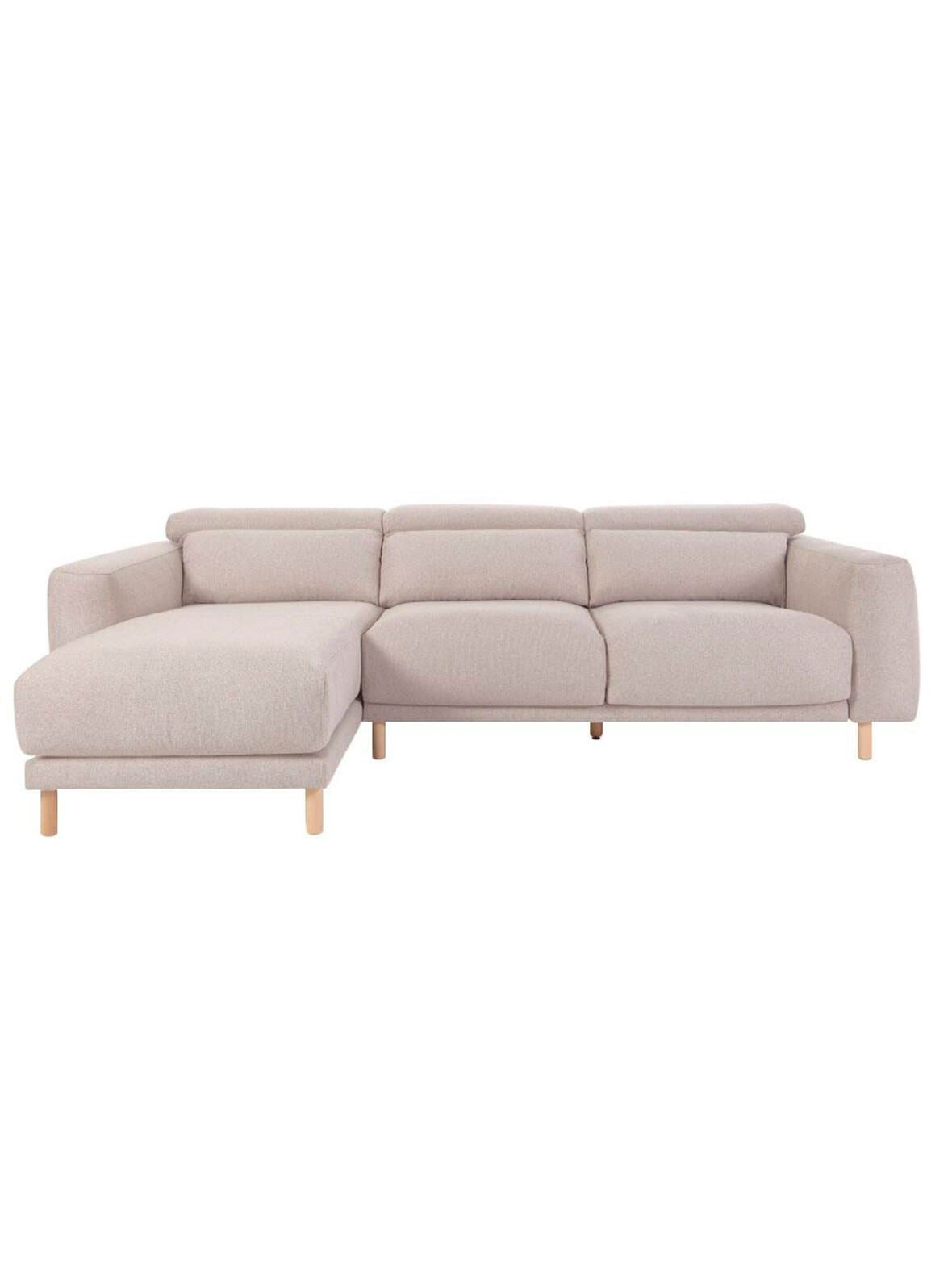 Singa-divaanisohva beige l 296 cm – Kave Home
