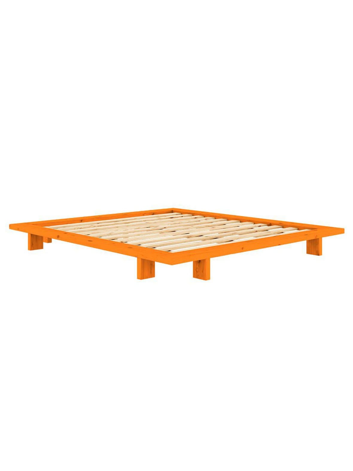 Japan-sänkyrunko solar orange 180 x 200 cm – Karup