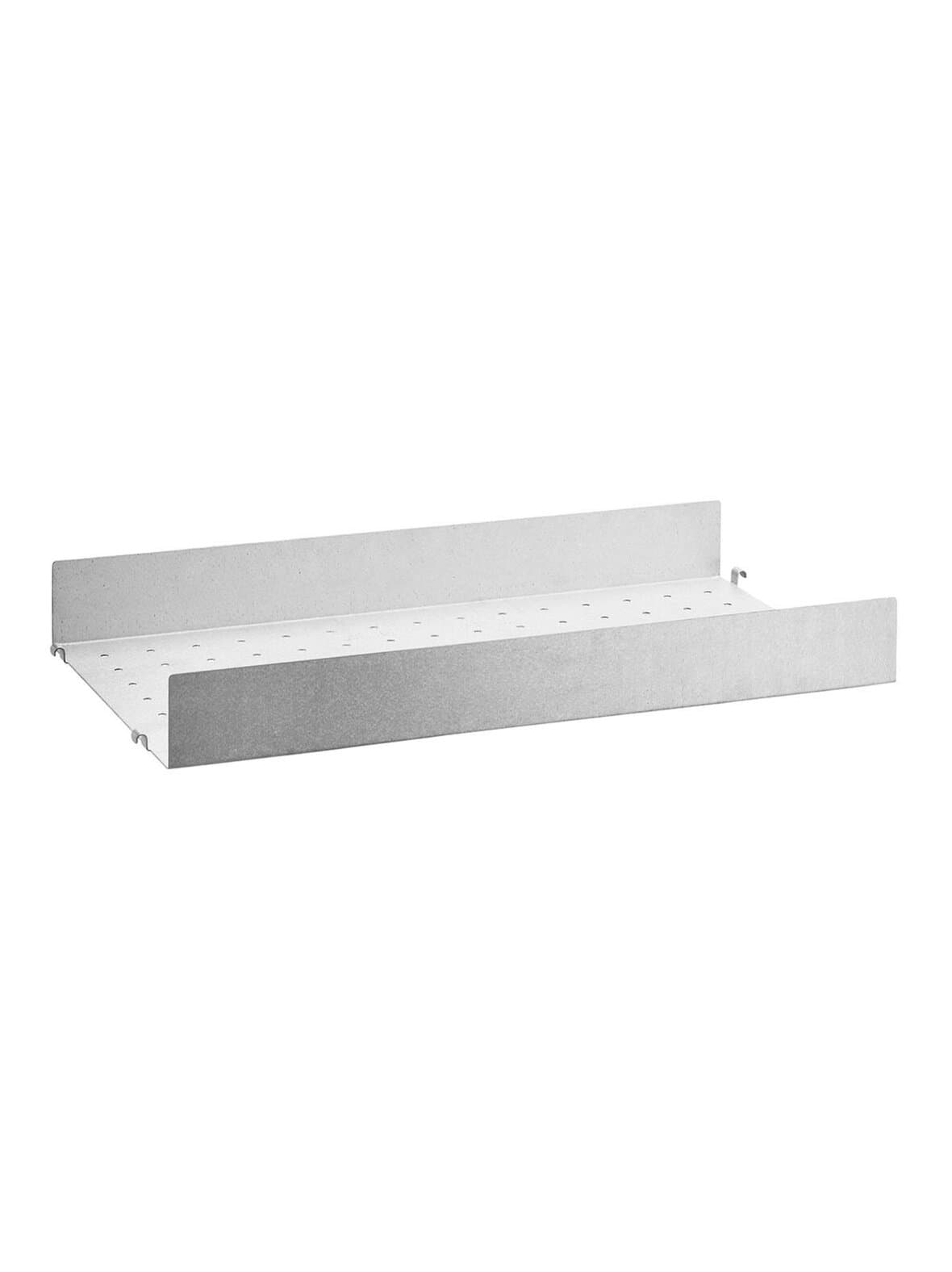 String system -metallihylly galvanoitu 58 x 30 cm – String Furniture
