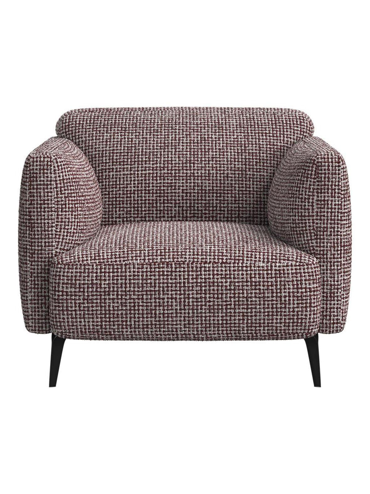Modena-nojatuoli tuscany-kangas 3207 burgundi – BoConcept