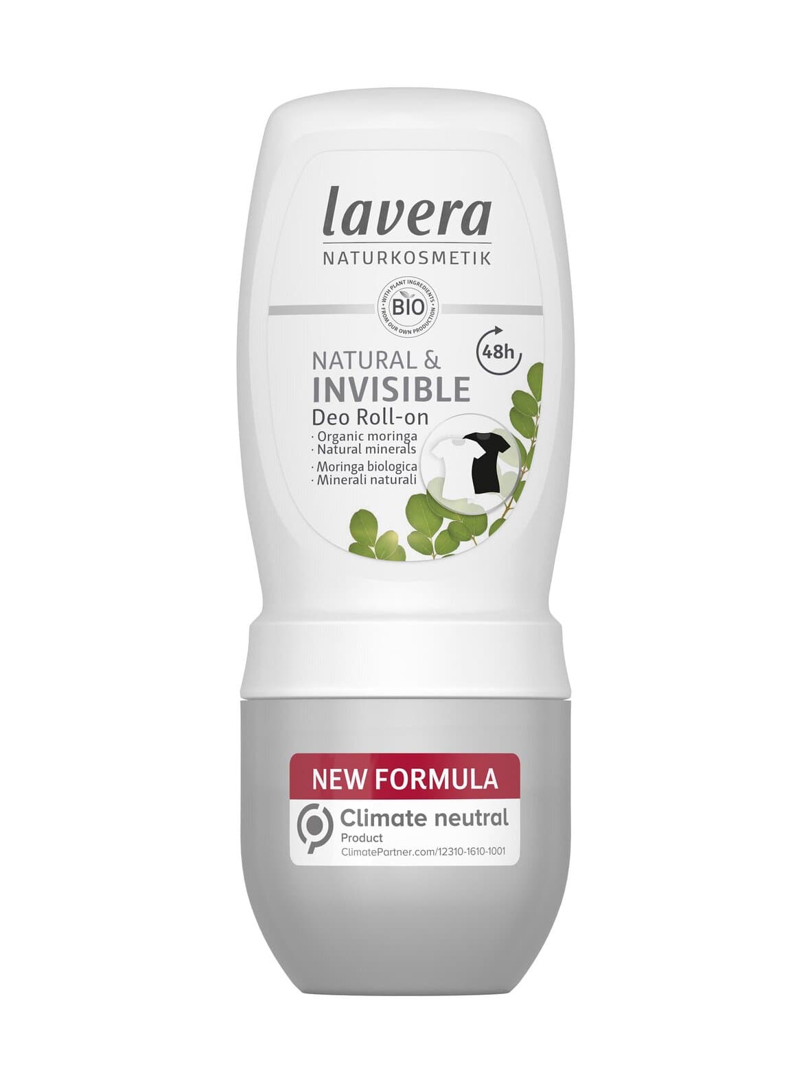 Deo roll-on natural & invisible deodorantti 50 ml – Lavera